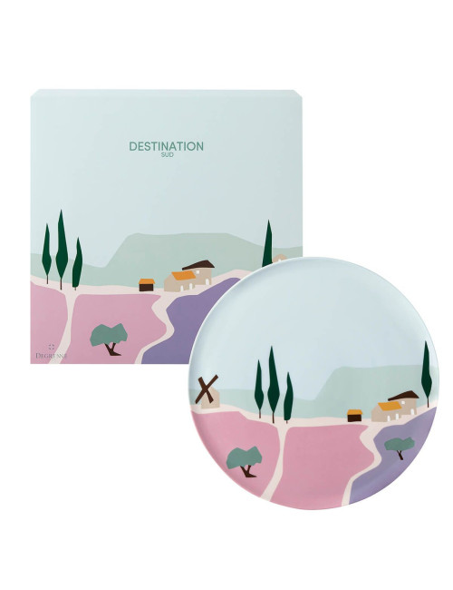 Plats DEGRENNE Destination sud en porcelaine - 2 tailles