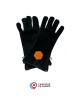 Gants en cuir noir HEXAGONE pour brasero plancha