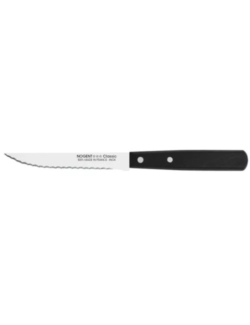 Couteau à steak NOGENT manche bois - 5 finitions