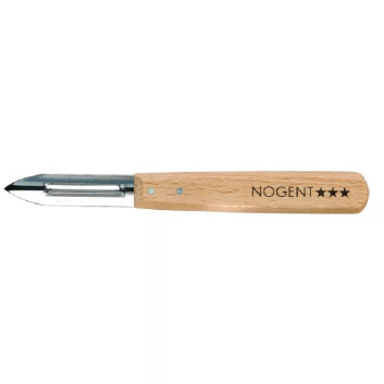 Eplucheur double tranchant NOGENT manche bois - 4 finitions