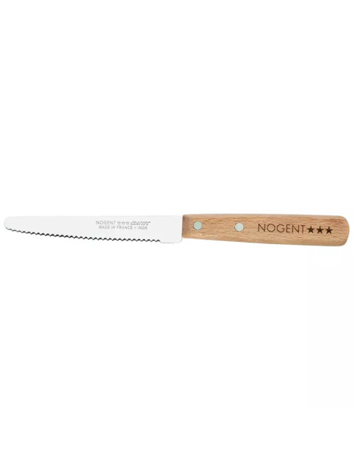 Couteau de table NOGENT manche bois - 3 finitions