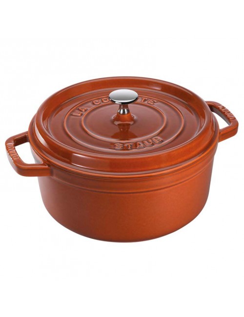 Cocotte Staub en fonte 24cm - Cannelle