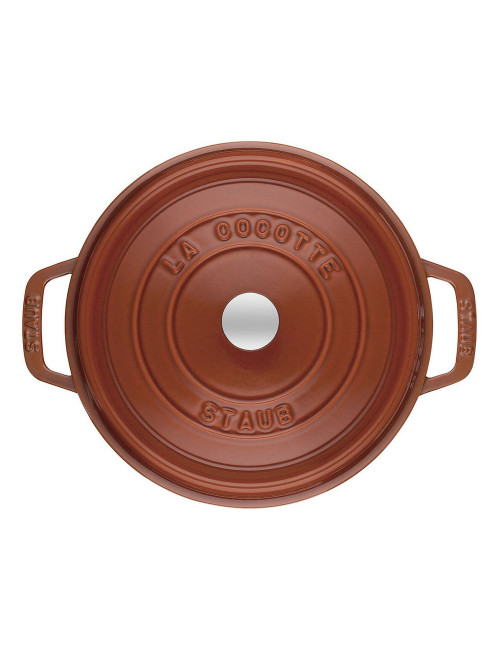 Cocotte Staub en fonte 24cm - Cannelle