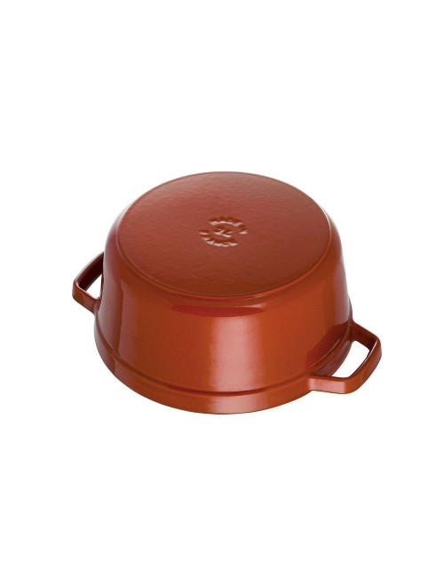 Cocotte Staub en fonte 24cm - Cannelle