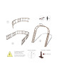 Arche de jardin Louis Moulin long treillage