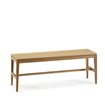 Banc Buzz Dasras bois chêne ou noyer - 10 finitions 3 tailles