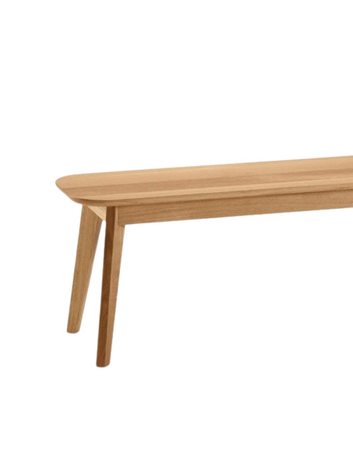 Banc Chevron Dasras bois chêne - 9 finitions 3 tailles