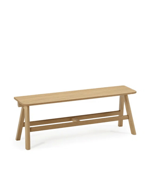 Banc Chevron Dasras bois chêne - 9 finitions 3 tailles