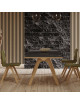 Chaise Chevron Dasras bois chêne et tissu - 9 finitions