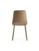 Chaise Chevron Dasras bois chêne et tissu - 9 finitions