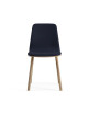 Chaise Chevron Dasras bois chêne et tissu - 9 finitions