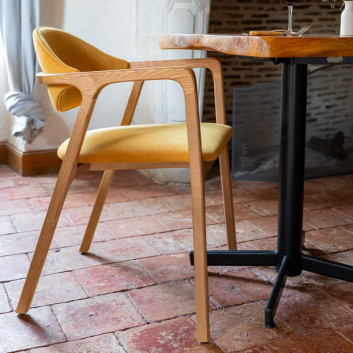 Chaise Eden Dasras bois chêne noyer ou frêne - 19 finitions
