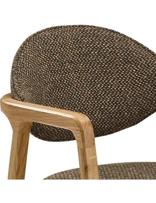Chaise Eden Dasras bois chêne noyer ou frêne - 19 finitions