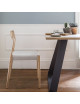 Chaise Zélie Dasras bois frêne et tissu - 9 finitions
