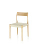 Chaise Zélie Dasras bois frêne et tissu - 9 finitions