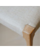 Chaise Zélie Dasras bois frêne et tissu - 9 finitions