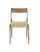 Chaise Zélie Dasras bois frêne et tissu - 9 finitions