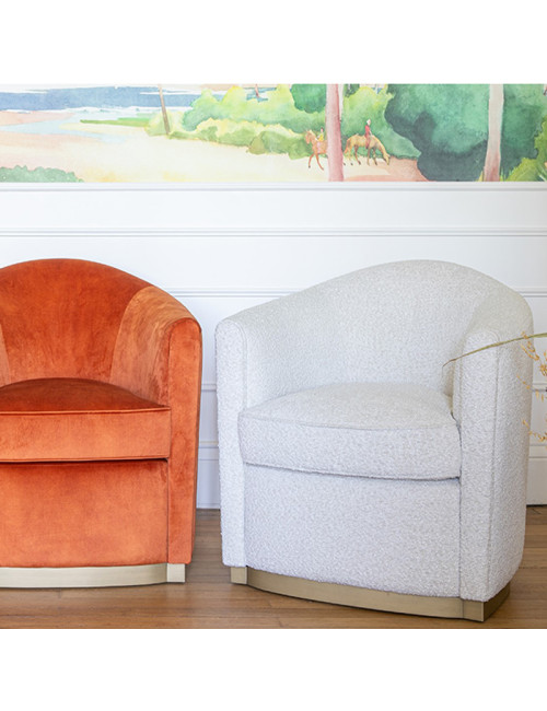 Fauteuil Fumoir Dasras bois chêne noyer ou frêne - 19 finitions