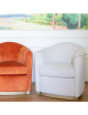 Fauteuil Fumoir Dasras bois chêne noyer ou frêne - 19 finitions