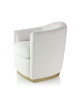 Fauteuil Fumoir Dasras bois chêne noyer ou frêne - 19 finitions