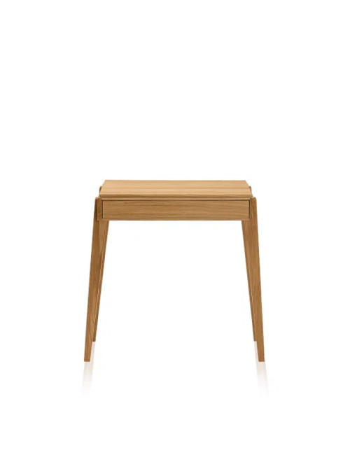 Bureau Liseré Dasras bois chêne ou noyer - 10 finitions 4 dimensions