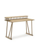 Bureau Odesk Dasras bois chêne ou noyer - 10 finitions 4 dimensions