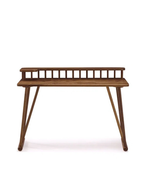 Bureau Odesk Dasras bois chêne ou noyer - 10 finitions 4 dimensions