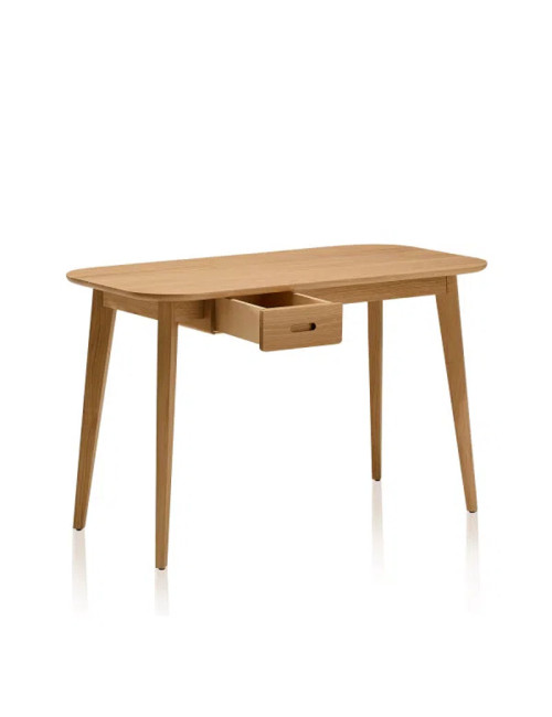 Bureau Snack Dasras bois chêne ou noyer - 10 finitions 2 dimensions