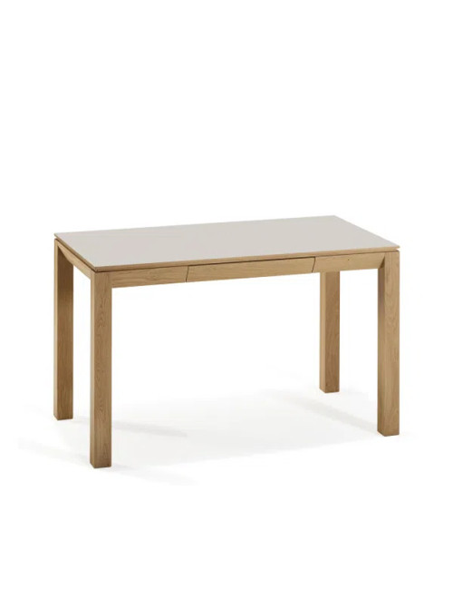 Bureau Clarté Dasras céramique bois chêne ou noyer - 10 finitions 2 dimensions