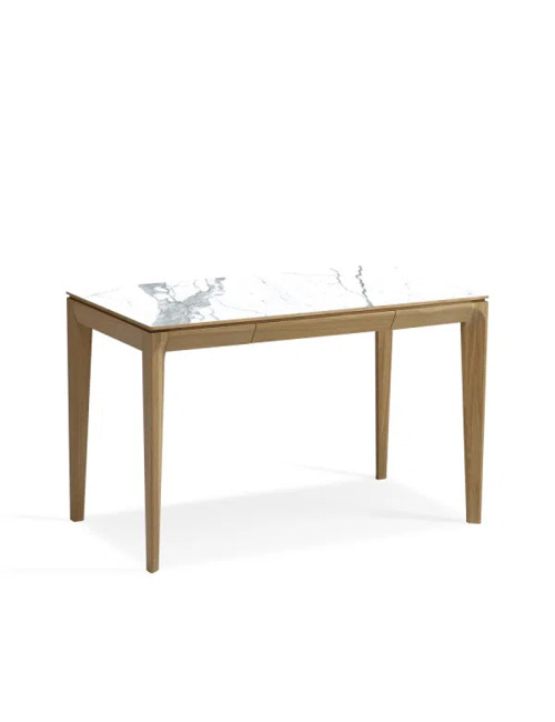 Bureau Buzz Dasras céramique bois chêne ou noyer - 10 finitions 2 dimensions
