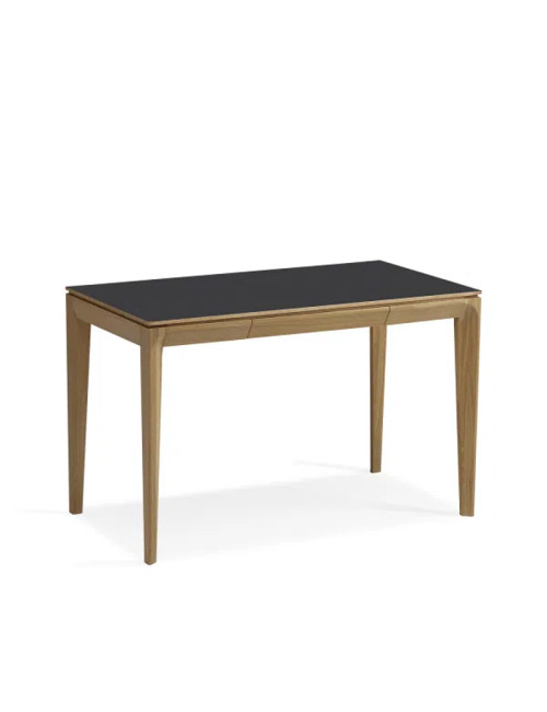 Bureau Buzz Dasras céramique bois chêne ou noyer - 10 finitions 2 dimensions