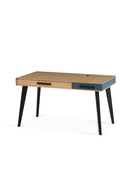Bureau Paul Dasras bois chêne ou noyer - 10 finitions