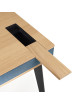 Bureau Paul Dasras bois chêne ou noyer - 10 finitions