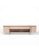 Buffet Meuble TV Stilt Dasras bois chêne ou noyer - 10 finitions