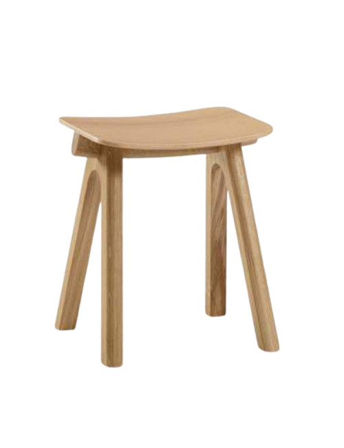 Tabouret Chevron Dasras bois chêne - 9 finitions 3 hauteurs