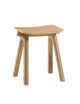 Tabouret Chevron Dasras bois chêne - 9 finitions 3 hauteurs