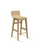 Tabouret Snack Dasras bois chêne - 9 finitions 3 hauteurs