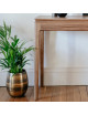 Console pliante Albâtre Dasras table bois chêne ou noyer - 10 finitions 2 tailles