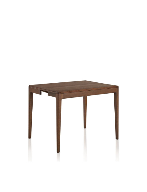 Console pliante Albâtre Dasras table bois chêne ou noyer - 10 finitions 2 tailles