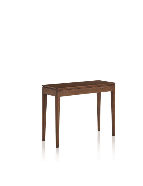 Console pliante Albâtre Dasras table bois chêne ou noyer - 10 finitions 2 tailles