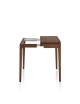Console pliante Albâtre Dasras table bois chêne ou noyer - 10 finitions 2 tailles