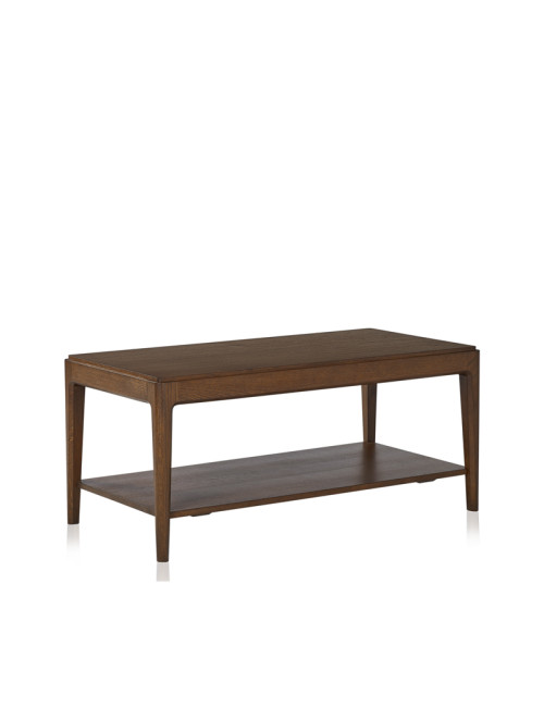 Table basse Albâtre Dasras bois chêne ou noyer - 10 finitions 2 tailles 2 modèles