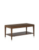 Table basse Albâtre Dasras bois chêne ou noyer - 10 finitions 2 tailles 2 modèles