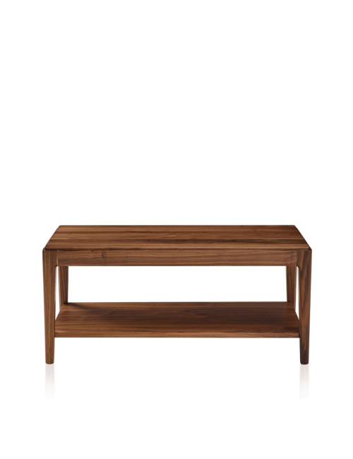 Table basse Albâtre Dasras bois chêne ou noyer - 10 finitions 2 tailles 2 modèles