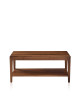 Table basse Albâtre Dasras bois chêne ou noyer - 10 finitions 2 tailles 2 modèles