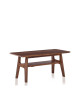 Table basse H Dasras bois chêne ou noyer - 10 finitions 4 tailles