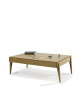 Table basse Liseré Dasras bois chêne ou noyer - 10 finitions 2 tailles