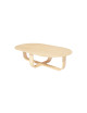 Table basse oblongue Luge Dasras bois chêne - 9 finitions 2 tailles