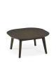 Table basse carrée Snack Dasras bois chêne ou noyer - 10 finitions 3 tailles