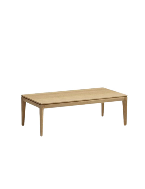 Table basse rectangulaire Buzz Dasras bois chêne ou noyer - 10 finitions 2 tailles 2 modèles